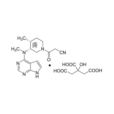 (3R,4R)-4-मिथाइल-3-(मिथाइल-7H-पायरोलो[2,3-d]पायरीमिडिन-4-यलामिनो)-बी-ऑक्सो-1-पाइपेरिडाइनप्रोपॅनिट्राईल: 2-हायड्रॉक्सी-1,2,3- propanetricarboxylate