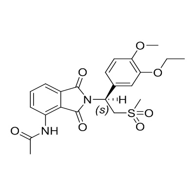 (+)-N-［2-［1(S)-(3-ethoxy-4-methoxyphenyl)-2-(methylsulfonyl) इथाइल］-1,3-डायॉक्सो-2,3-डायहायड्रो-1H-isoindol-4 -ॲसिटामाइड